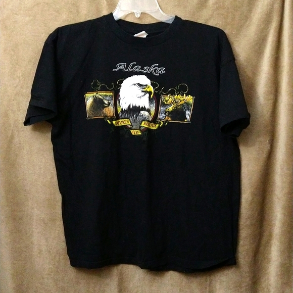 Tee shirt, Alaska - Nature's Refuge if Life, size XL by Hot Tees - Picture 1 of 2
